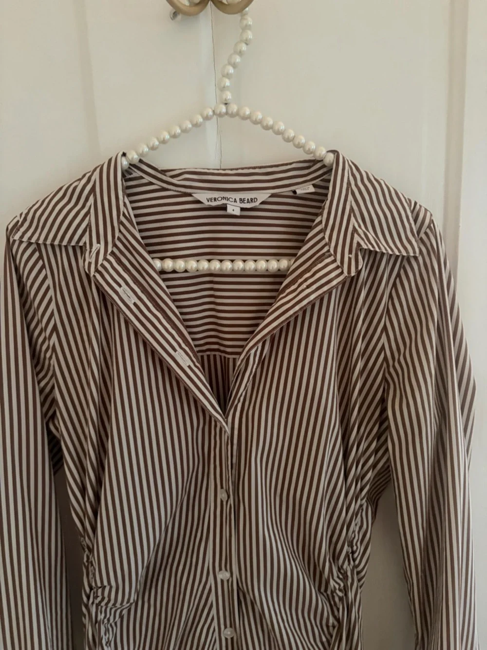 Veronica Beard Lex Striped dress size 4 - Picture 8 of 13
